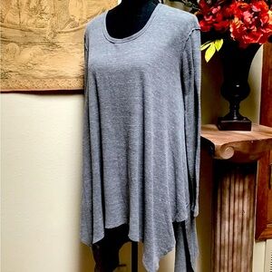 FREE PEOPLE, size XS, sweater like material, long sleeve, round neckline